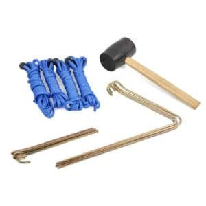 gaebo 4 x ropes and pegs